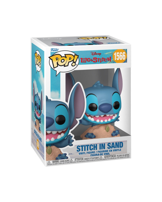 Figurine Stitch dans le sable Lilo & Stitch Pop