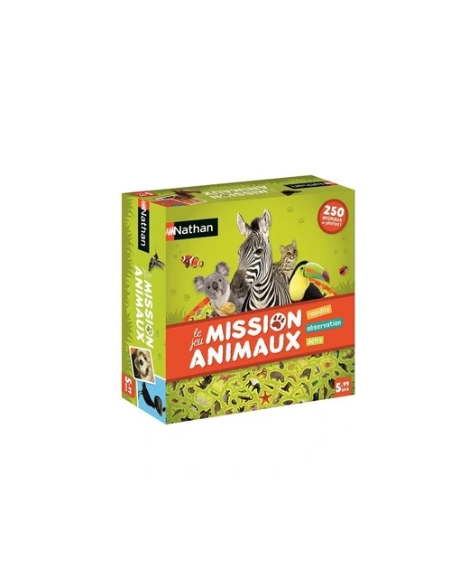 Jeu d'observation Mission animaux