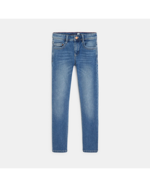 Jean slim délavé bleu garçon