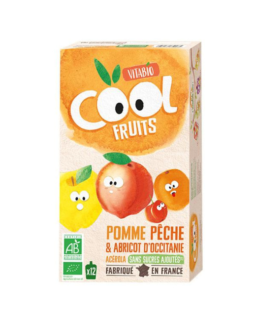 Cool Fruits - Pomme Pêche & Abricot d'Occitanie Acérola
