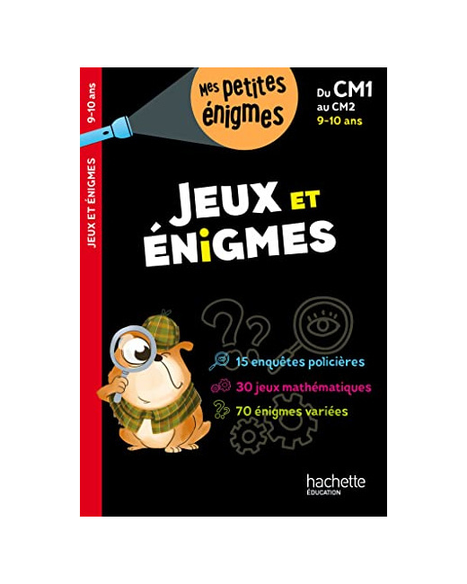 Jeux et énigmes Du CM1 au CM2 - Cahier de vacances 2023