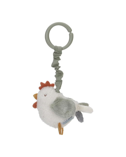 Peluche vibrante poule Little Farm