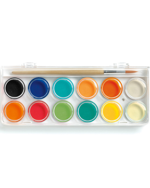 Pastilles de peinture gouache