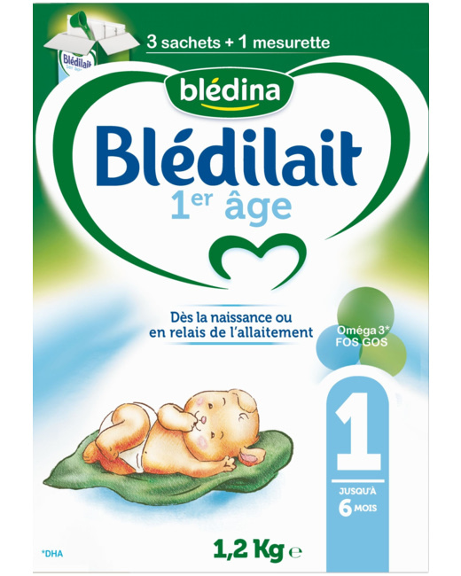 GALLIA Calisma 3 lait de croissance en poudre bag in box dès 12 mois 1,2kg  pas cher 