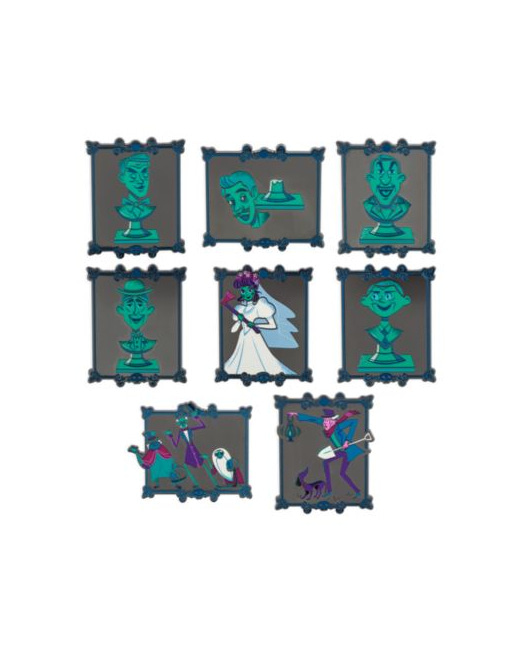 Ensemble de pin's mystère The Haunted Mansion