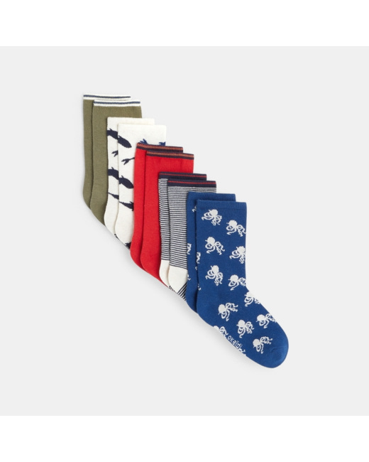 Chaussettes originales (lot de 5) bleues garçon