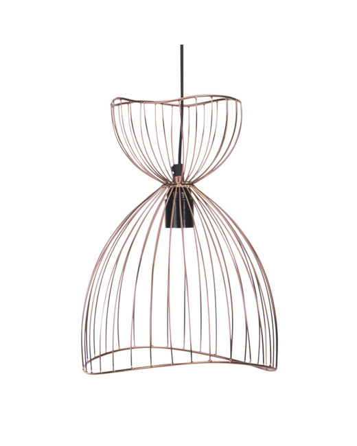 Suspension en métal rose gold électrifiée