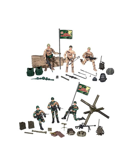 Set militaires figurines avec accessoires