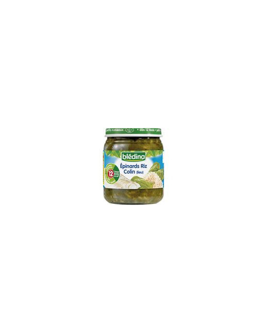 Epinards riz et colin (lieu) 250 g dès 12 mois