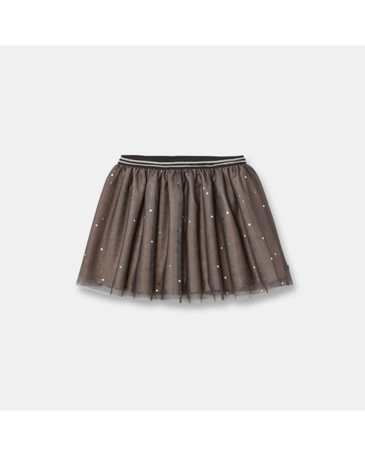 Jupe tutu étoilée grise fille