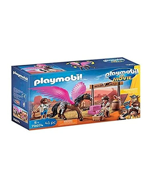 Playmobil The Movie - Marla et Del avec cheval ailé