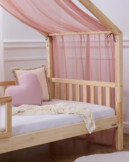 Toile de lit cabane