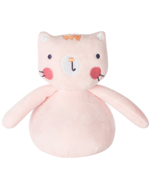 Cale porte en velours forme chat