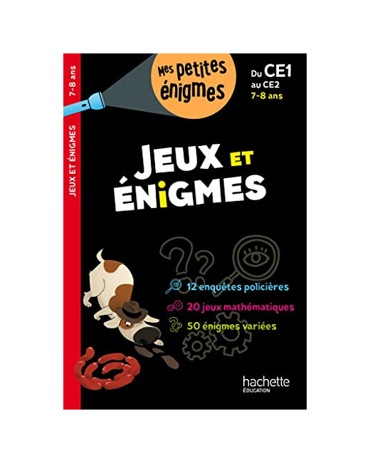 Jeux et énigmes Du CE1 au CE2 - Cahier de vacances 2023