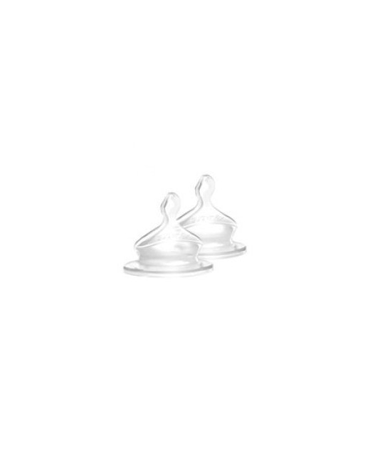 Tétine Silicone Col Large 0-6 Mois
