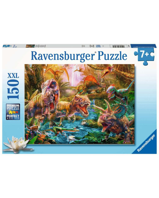 Puzzle Le rassemblement des dinosaures - de 7 ans
