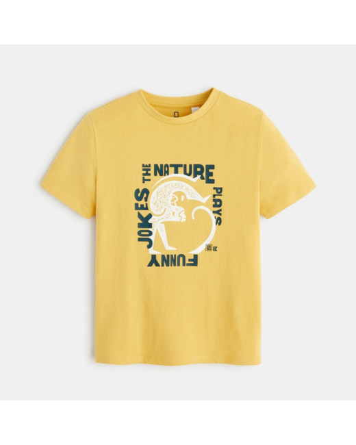 T-shirt à motif jaune garçon