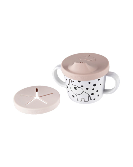 Tasse d’apprentissage silicone double usage