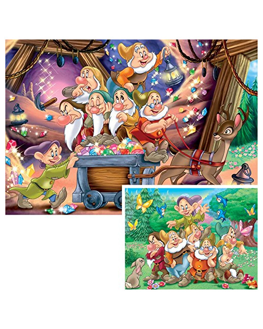 Puzzle - Blanche-Neige et les Sept nains de Disney - 2x20 pièces
