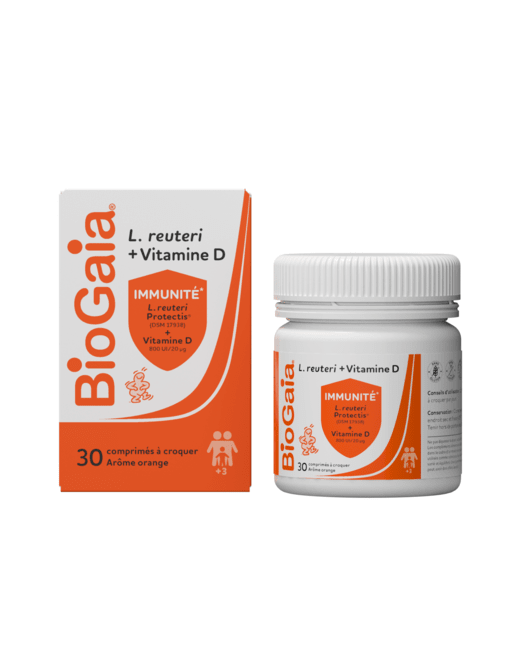 BioGaia® Comprimés probiotiques + vitamine D