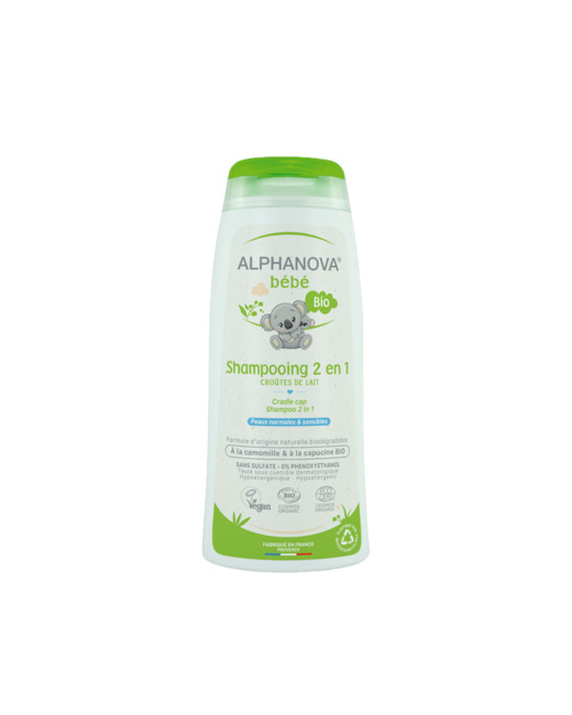 Shampoing bébé 2 en 1 Bio - Croûtes de lait