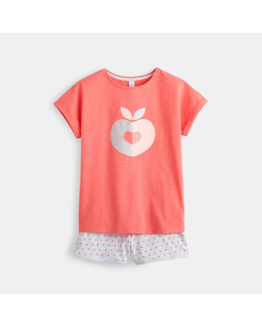 Pyjama d'été rose fille