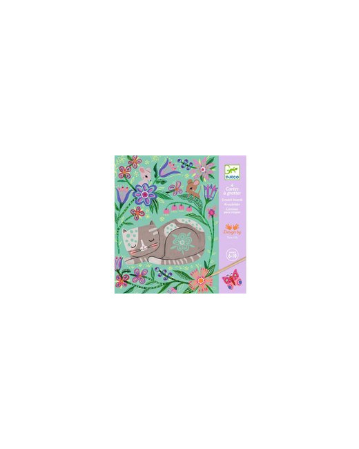 Jeu créatif 4 Cartes à gratter Rencontres