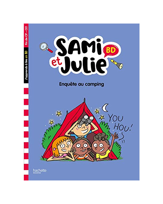 Sami et Julie BD Fin de CP- CE1 - Enquête au camping