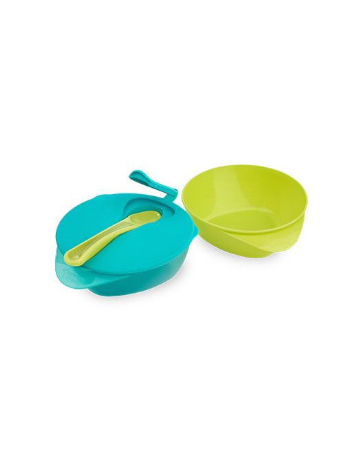 Bols d'apprentissage avec couvercle et cuillère Explora