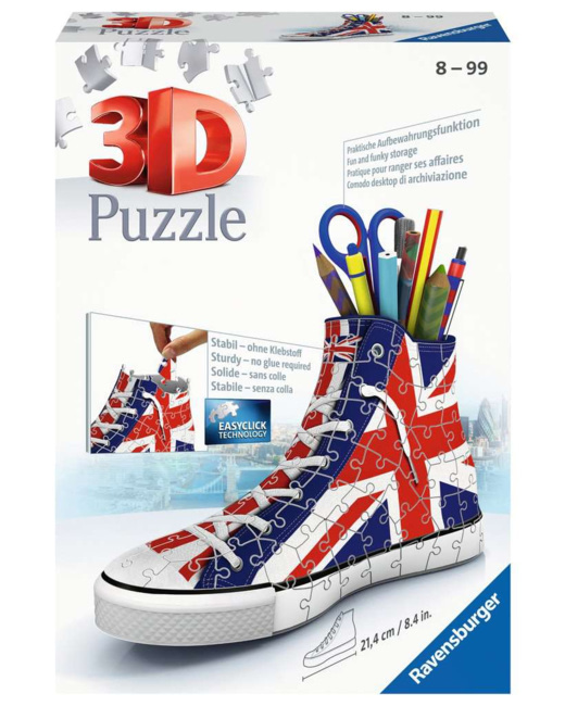 Puzzle Sneaker - Union Jack - de 8 ans