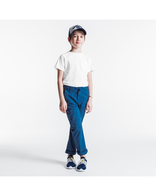 T-shirt uni blanc garçon