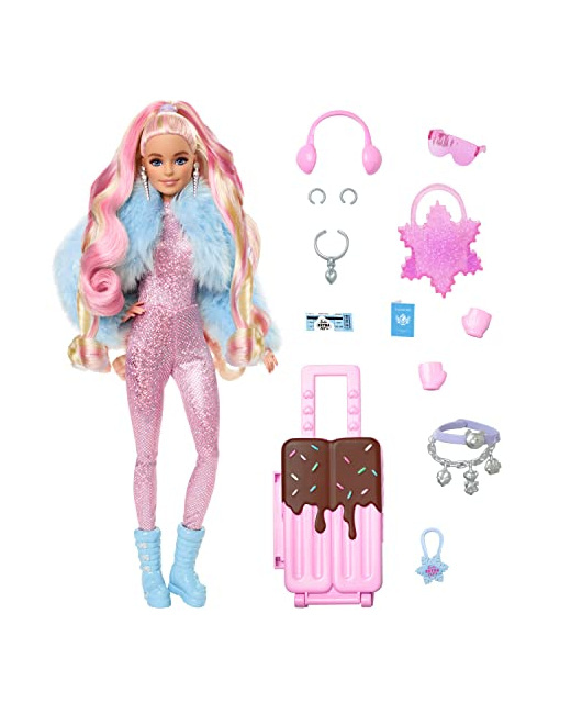 Barbie - Poupée Extra Cool - Tenue neige