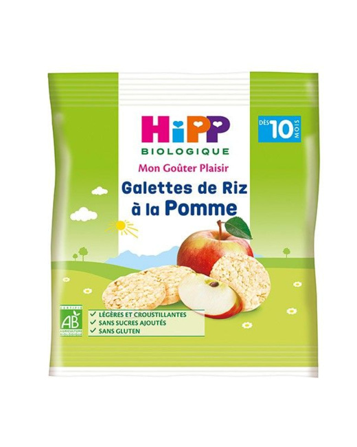 Galettes de Riz à la Pomme - sachet 30g -10 mois