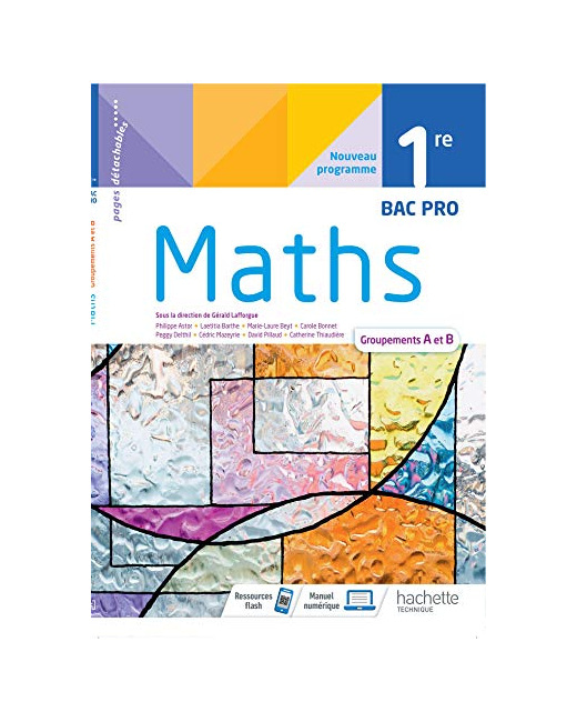 Mathématiques 1ère Bac Pro groupements A et B - cahier de l'élève - Éd. 2021