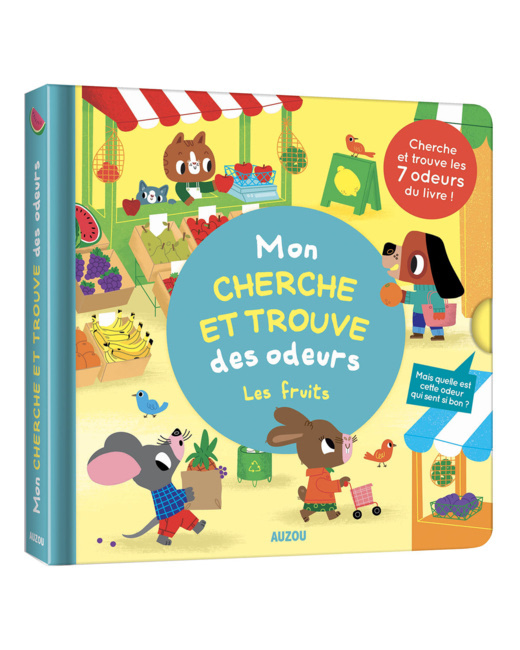 Livre Mon cherche et trouve des odeurs les fruits