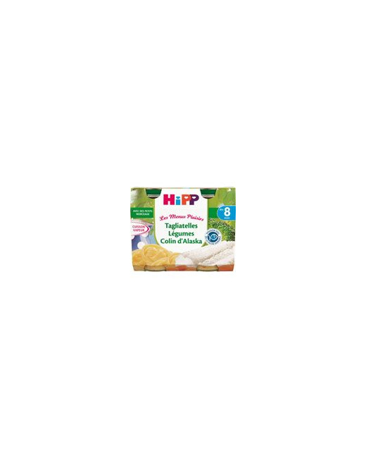 Tagliatelles Légumes Colin d'Alaska- 2 pots x 190g - 8 mois