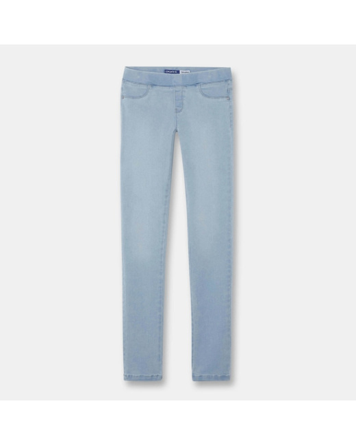 Treggings hyper stretch bleu fille