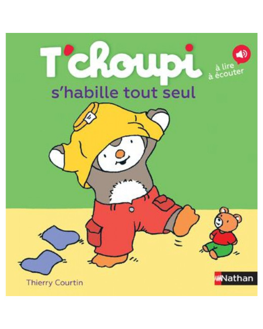Livre T'choupi s'habille tout seul