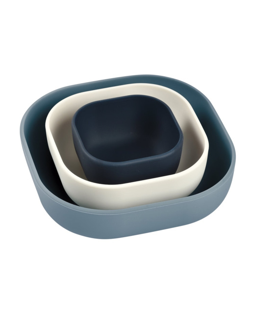 Lot de 3 bols silicone gigogne