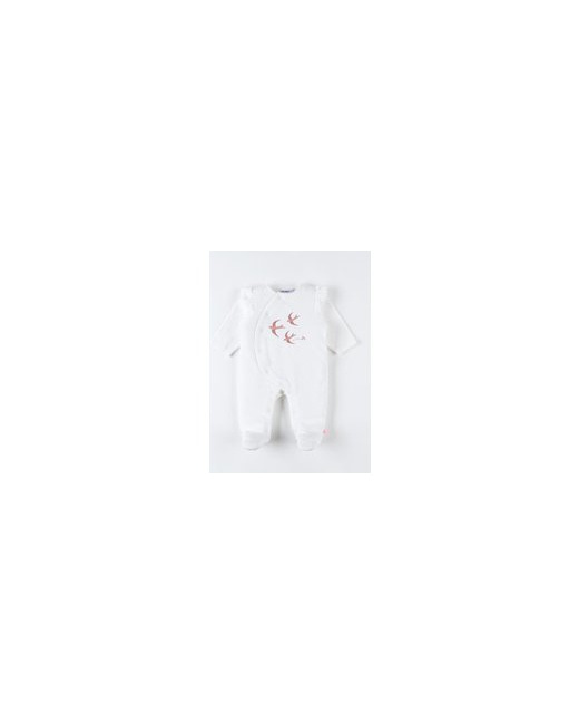 Pyjama 1 pièce hirondelles en velours
