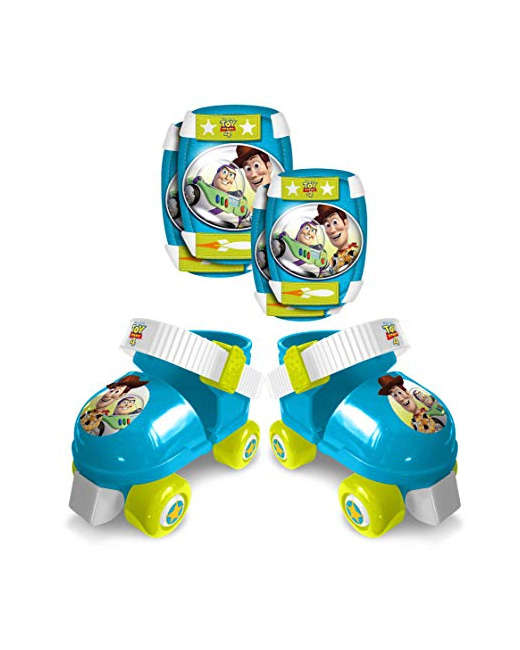 Ensemble Patins à roulettes, coudières et genouillères - Toy Story 4