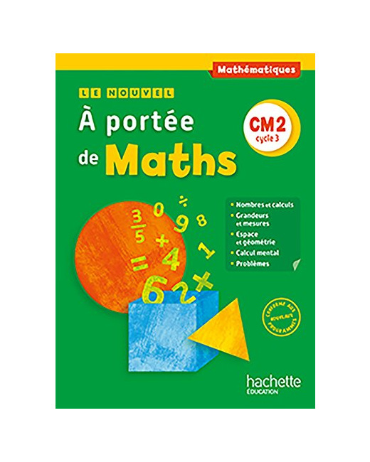 Le nouvel - À portée de maths CM2 - Livre élève - Ed. 2016