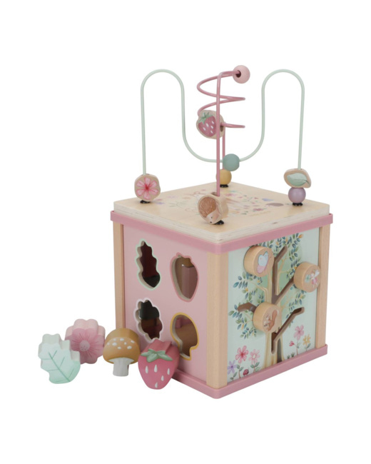 Cube d'activités en bois Fairy Garden
