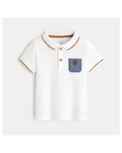 Polo maille piquée patch ours
