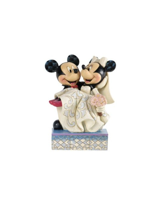 Figurine Mickey et Minnie Congratulations