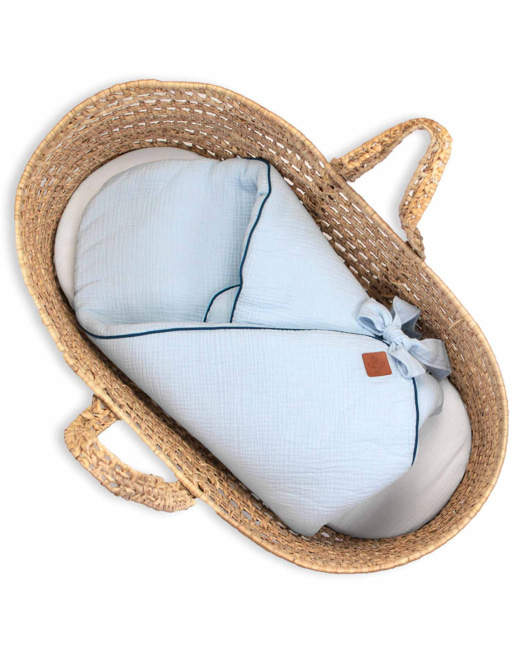 Gigoteuse d'emmaillotage en gaze de coton, Jeanne