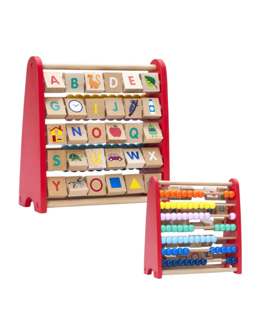 Imagier boulier alphabet 2 en 1
