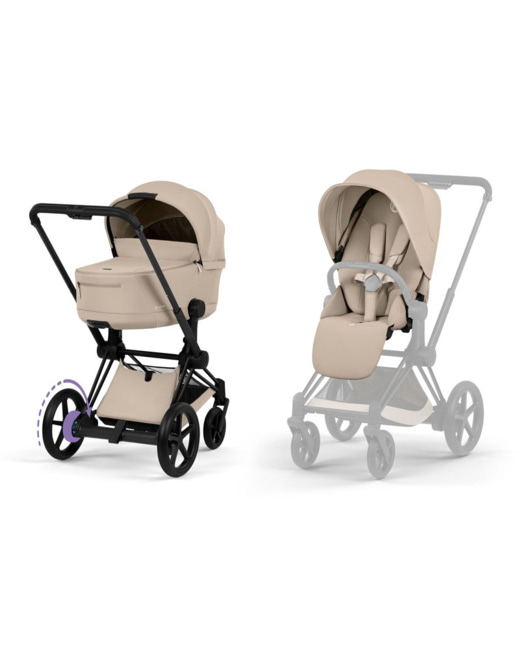 Pack duo poussette électrique tout-terrain e-Priam 2026