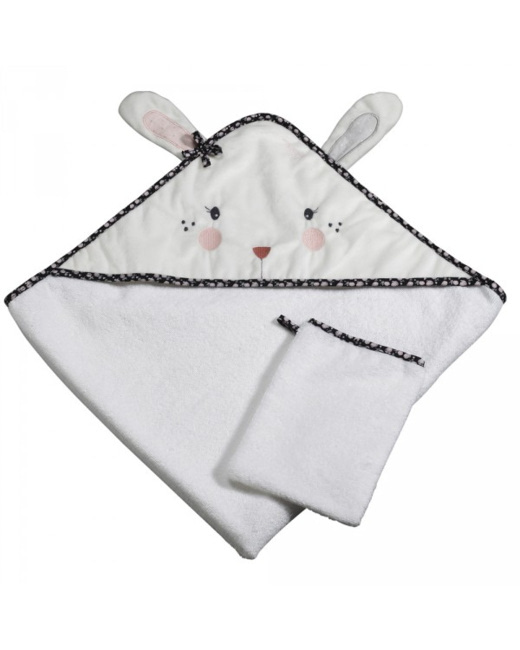 Sortie de bain bébé Miss Fleur de Lune