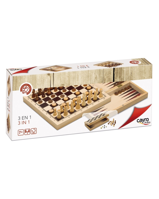 Coffret de jeux 3 en 1